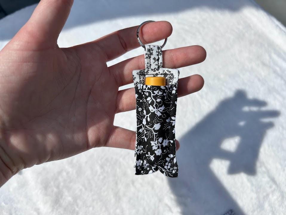 Chapstick Holder Keychain