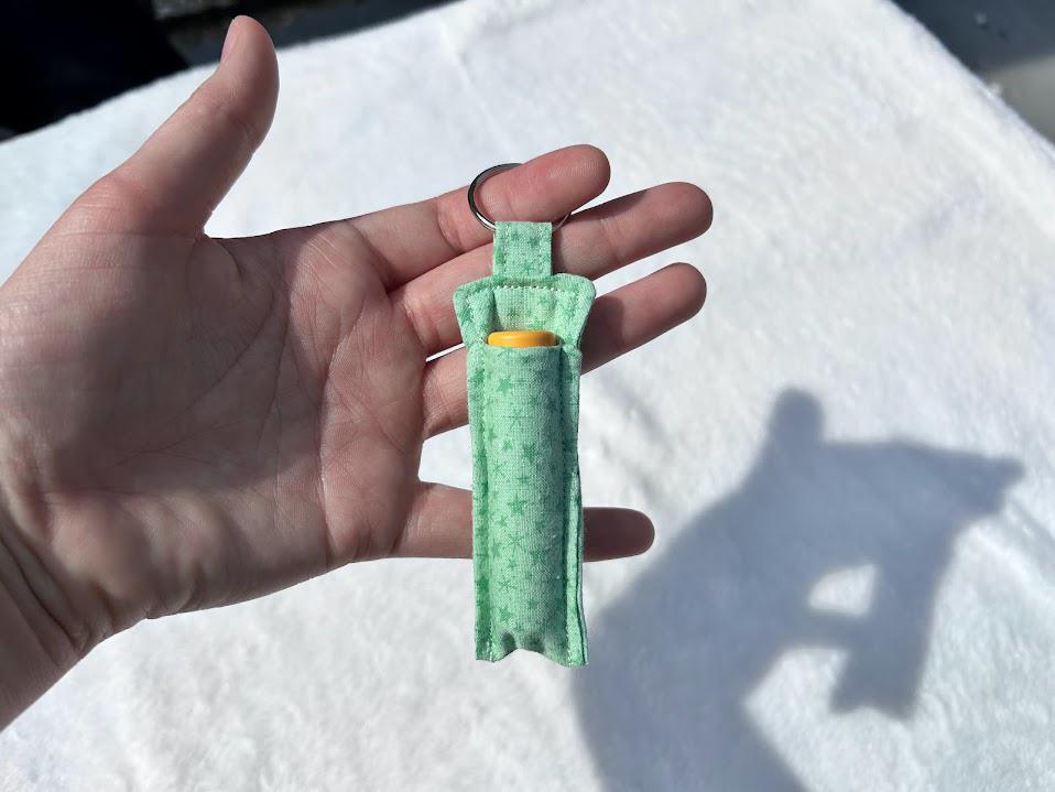 Chapstick Holder Keychain