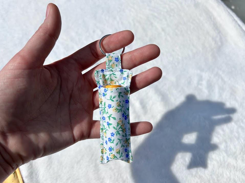 Chapstick Holder Keychain