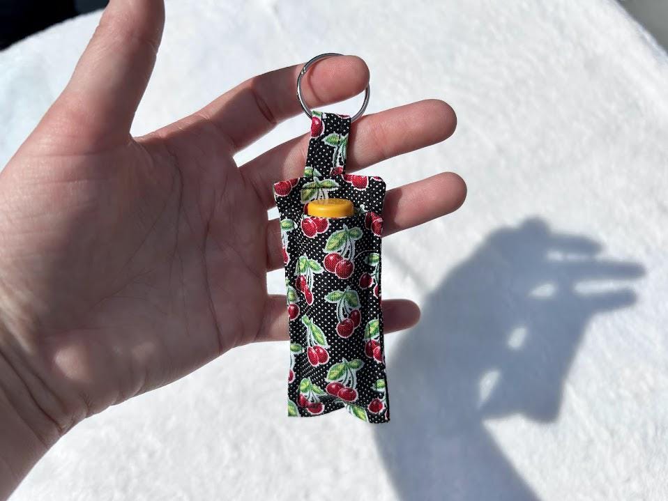 Chapstick Holder Keychain