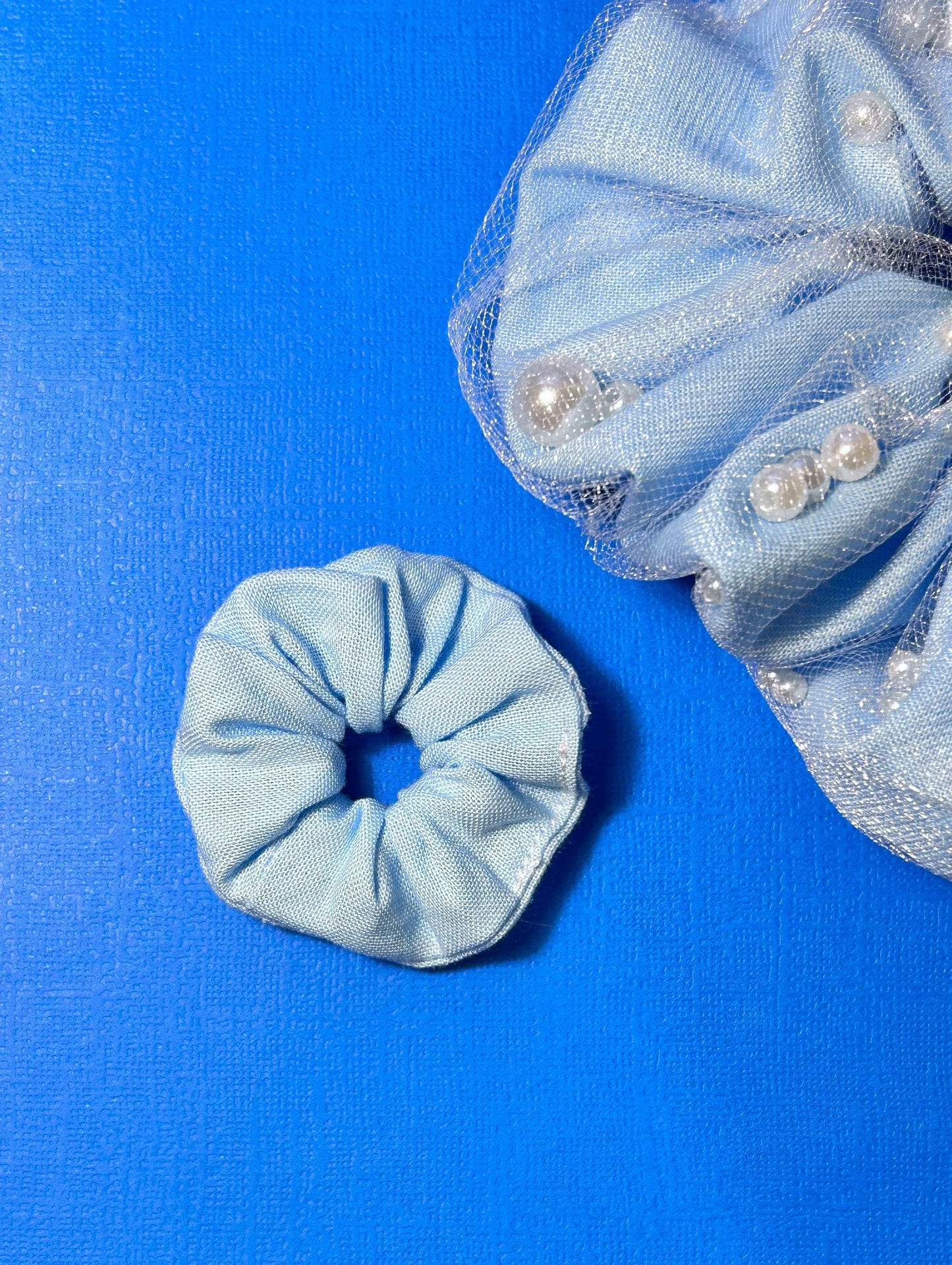Mini Scrunchie Baby Blue