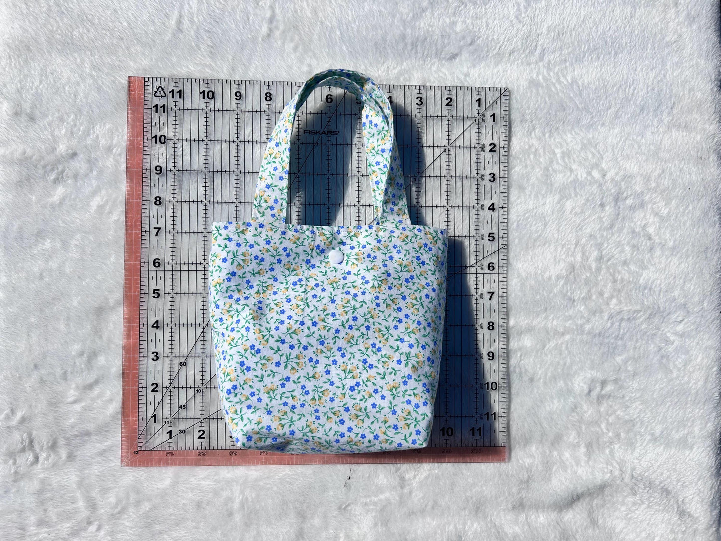 Mini Tote Bag Vintage Floral