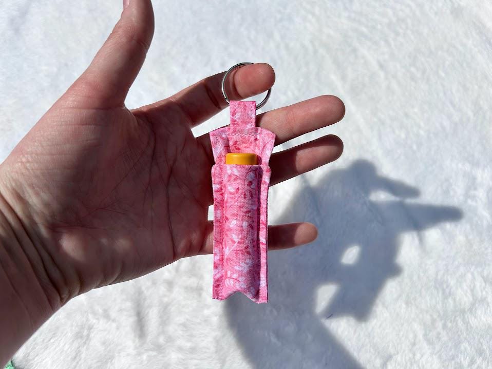 Chapstick Holder Keychain