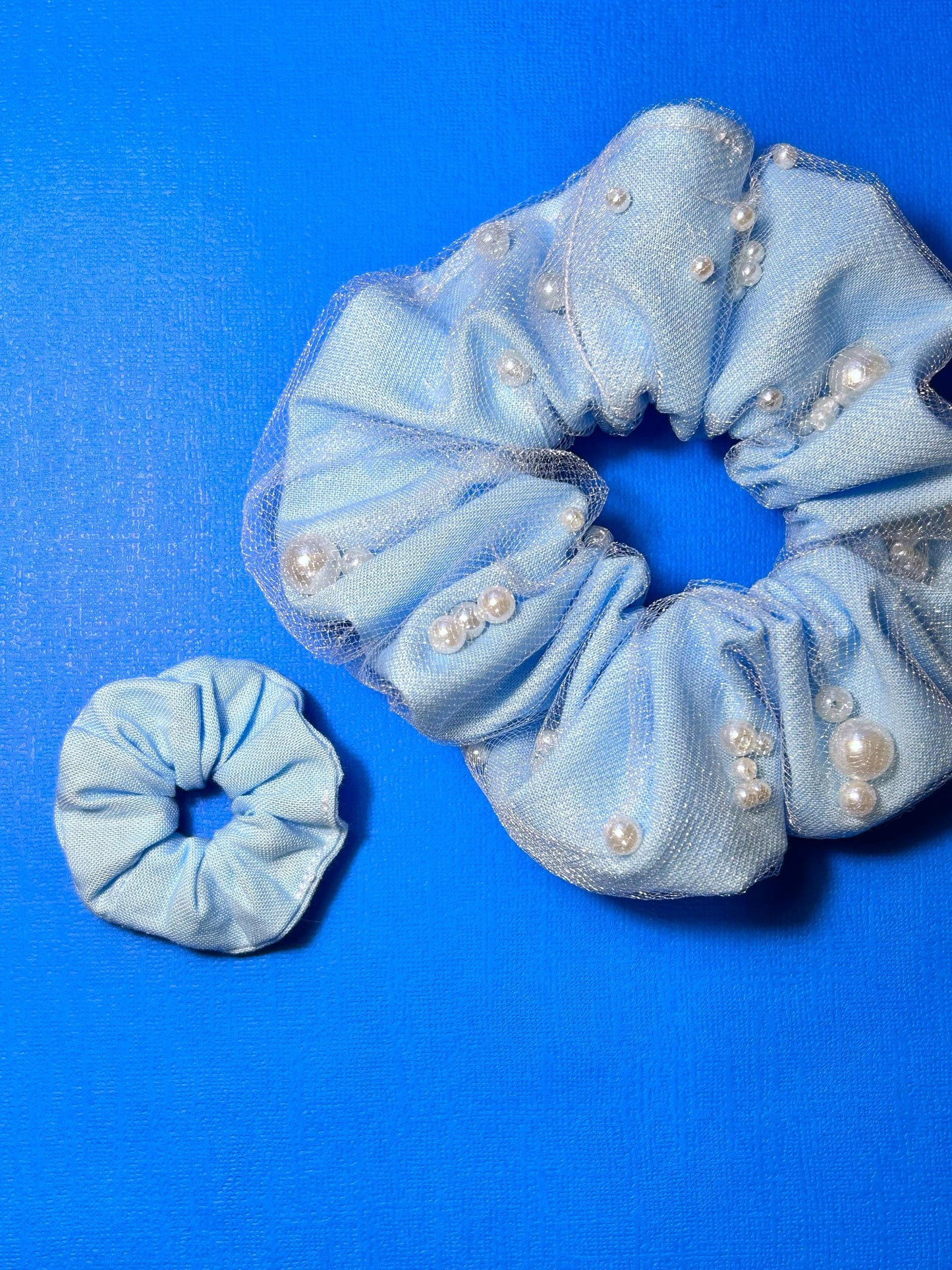 Mini Scrunchie Baby Blue