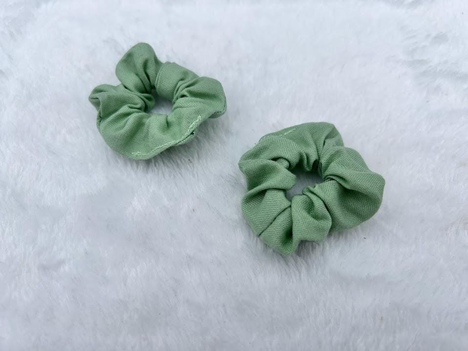 Mini Scrunchie Sage Green
