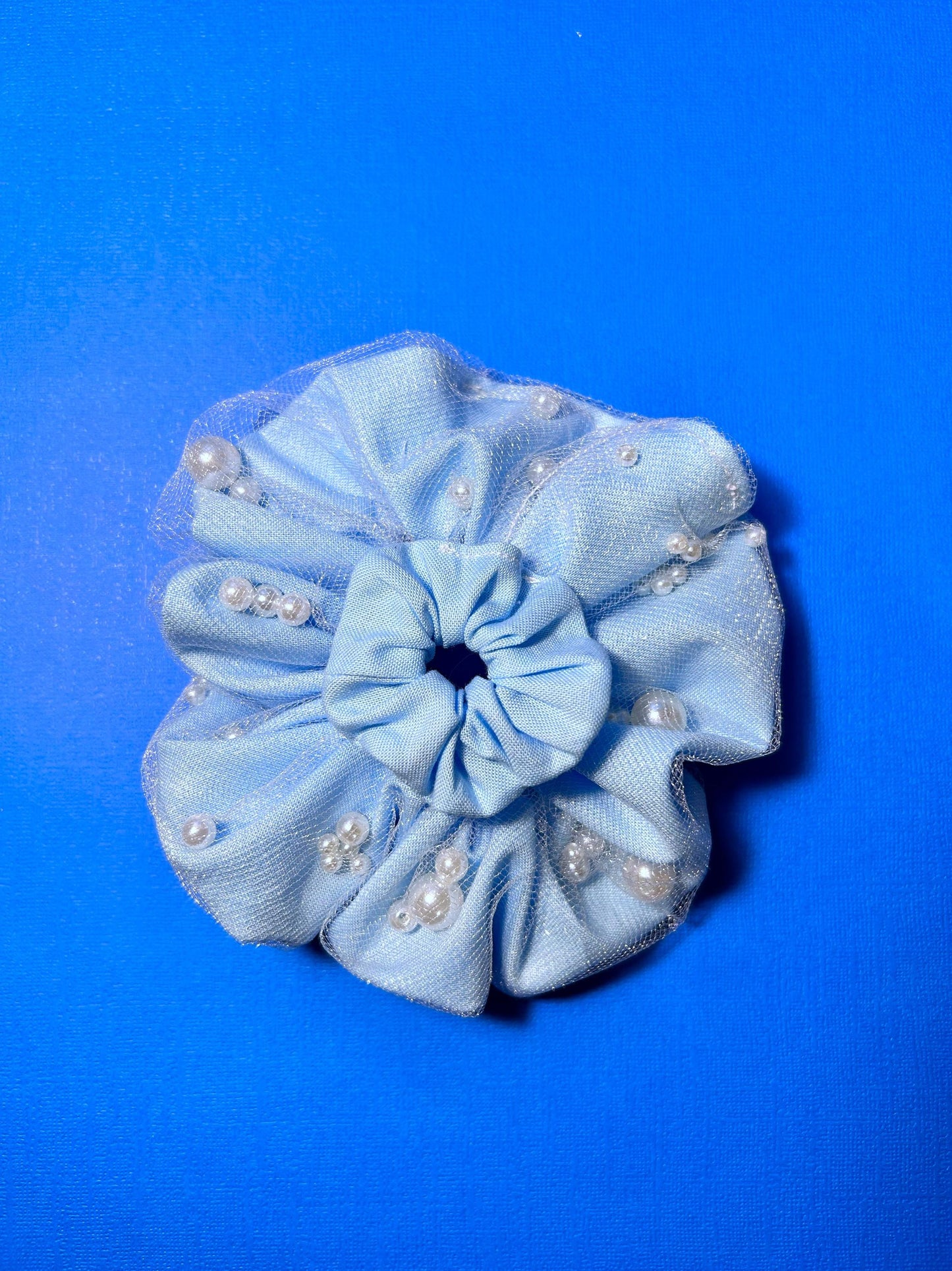 Mini Scrunchie Baby Blue