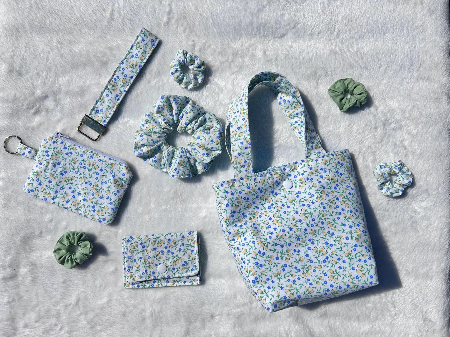 Mini Tote Bag Vintage Floral