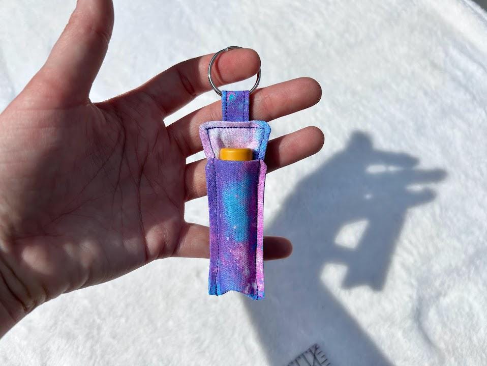 Chapstick Holder Keychain