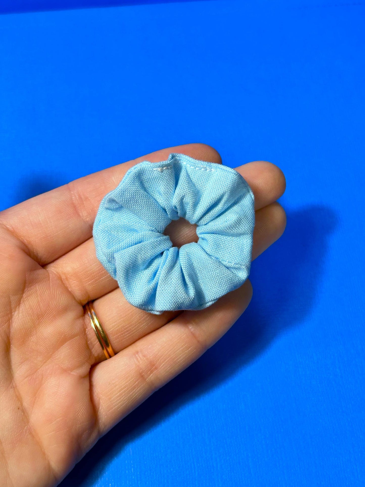 Mini Scrunchie Baby Blue