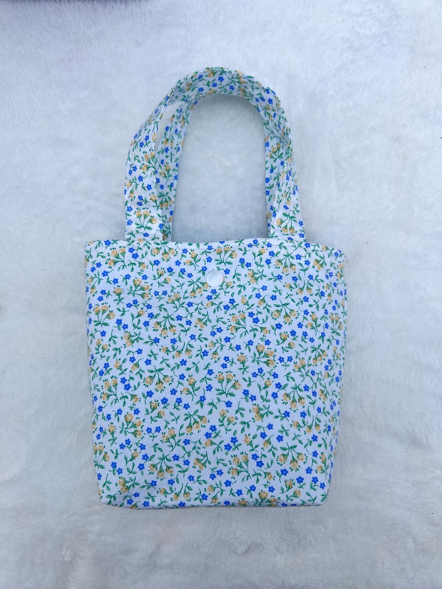Mini Tote Bag Vintage Floral