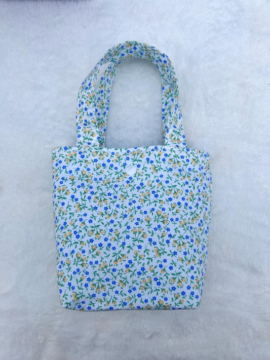 Mini Tote Bag Vintage Floral